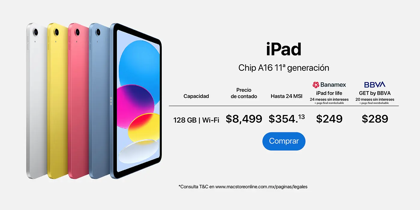 ipad A16 11-16mayo