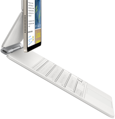 iPad Air conectado a un Magic Keyboard