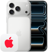 Lado a lado, iPhone 17 Pro, parte posterior, sistema de cámaras Pro, 3 lentes, micrófono, flash, iPhone 17 Pro, parte frontal con diseño todo pantalla