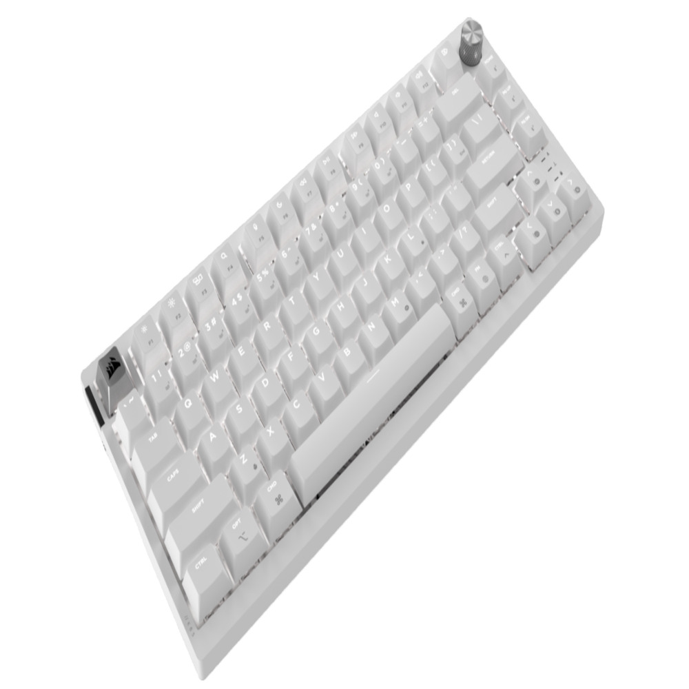 teclado inalámbrico corsair k65 plus ch-91d451e-na blanco escarcha    
