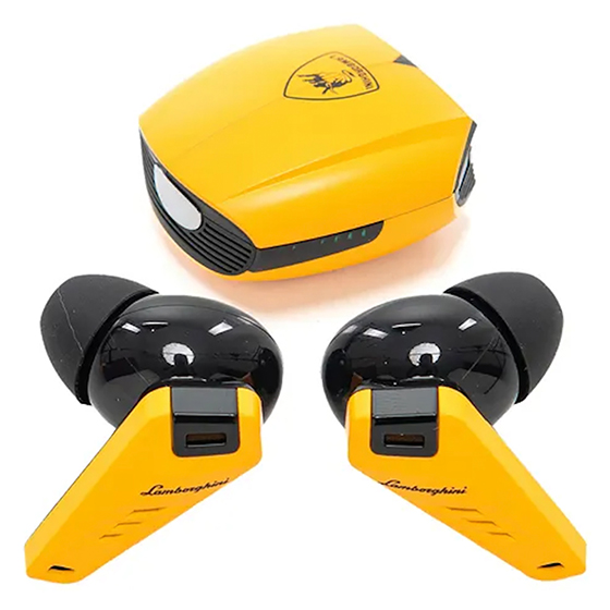 audífonos lamborghini bud huracan tws 700 amarillo                    