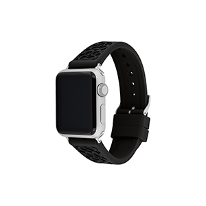 Compra Correa Coach 14700052 Apple Watch 42-41-40 mm Silicon Negro