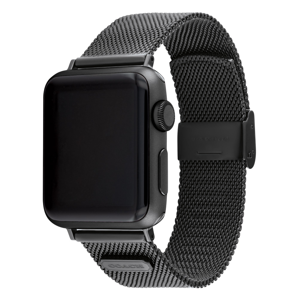 Compra Correa Coach 14700073 Apple Watch 42-41-40 mm Acero Inoxidable Negro
