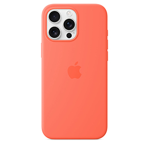 Compra Funda Apple iPhone 16 Pro Max Silicon Mandarina