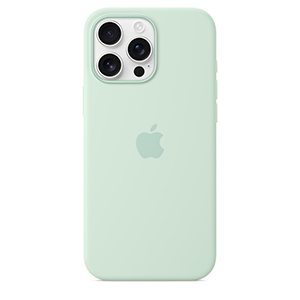 Compra Funda Apple iPhone 16 Pro Max Silicon Aguamarina