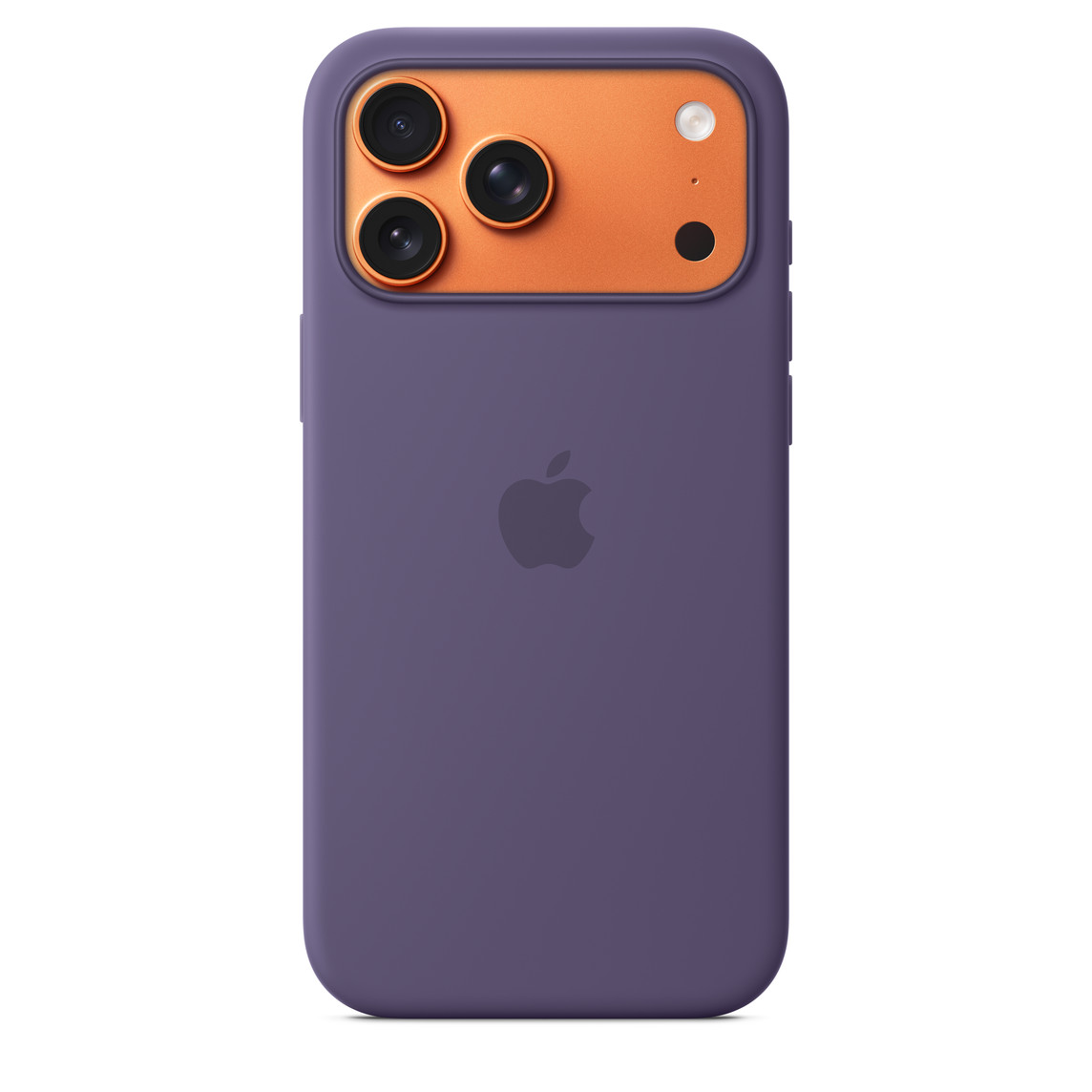 funda apple iphone 17 pro max silicon magsafe morado niebla           