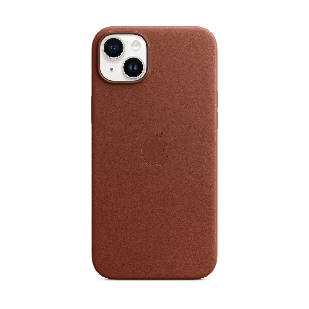 Compra Funda Apple iPhone 14 Plus MagSafe Piel Ocre Oscuro