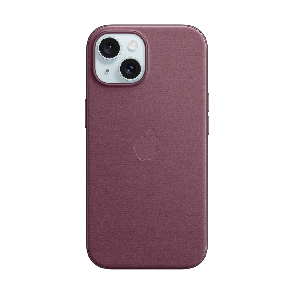 Compra Funda Apple iPhone 15 Plus MagSafe FineWoven Rojo Mora