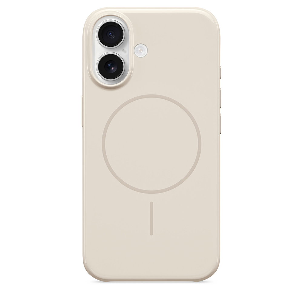funda beats iphone 16 magsafe beige claro                             