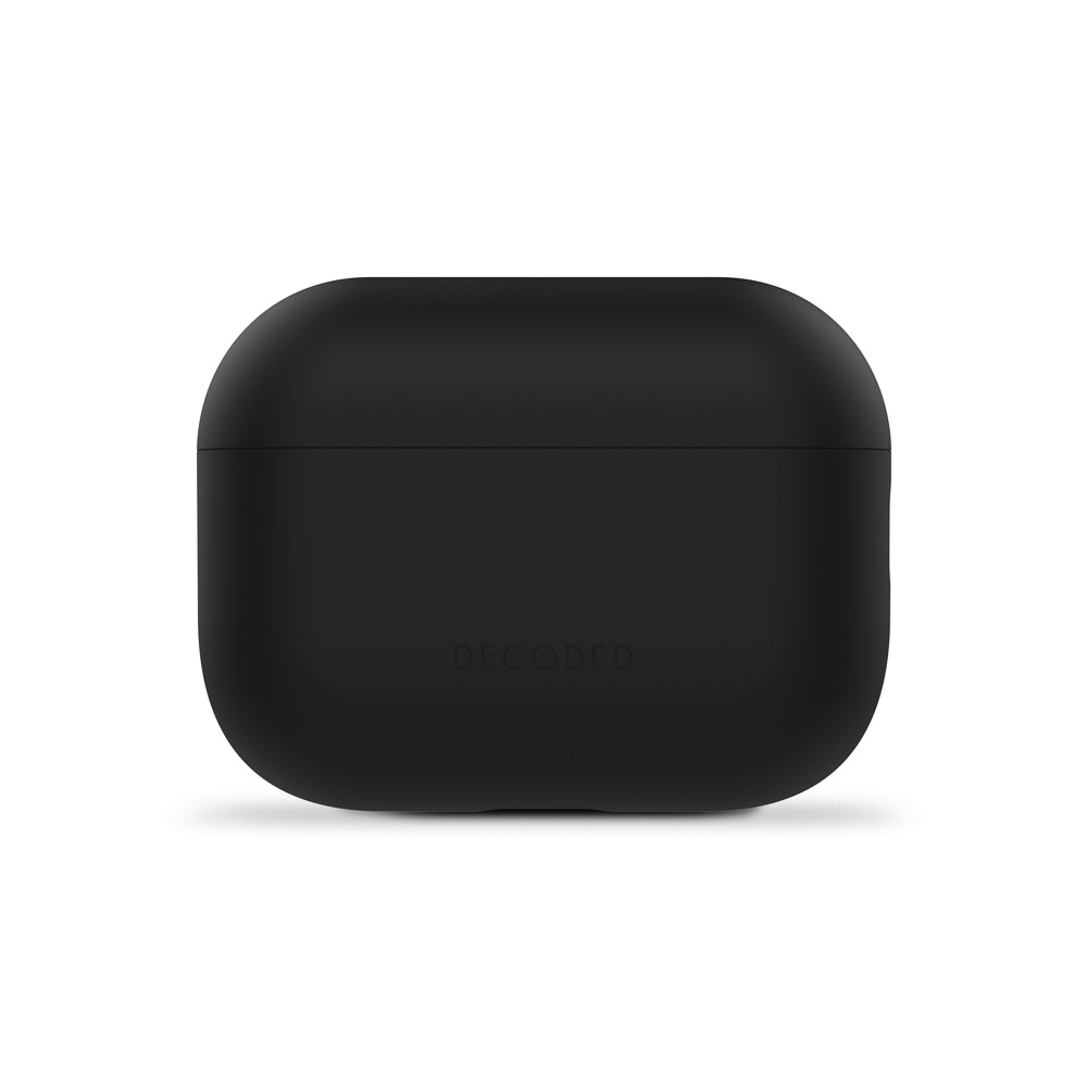 funda decoded airpods pro generación 3 silicon negro                  