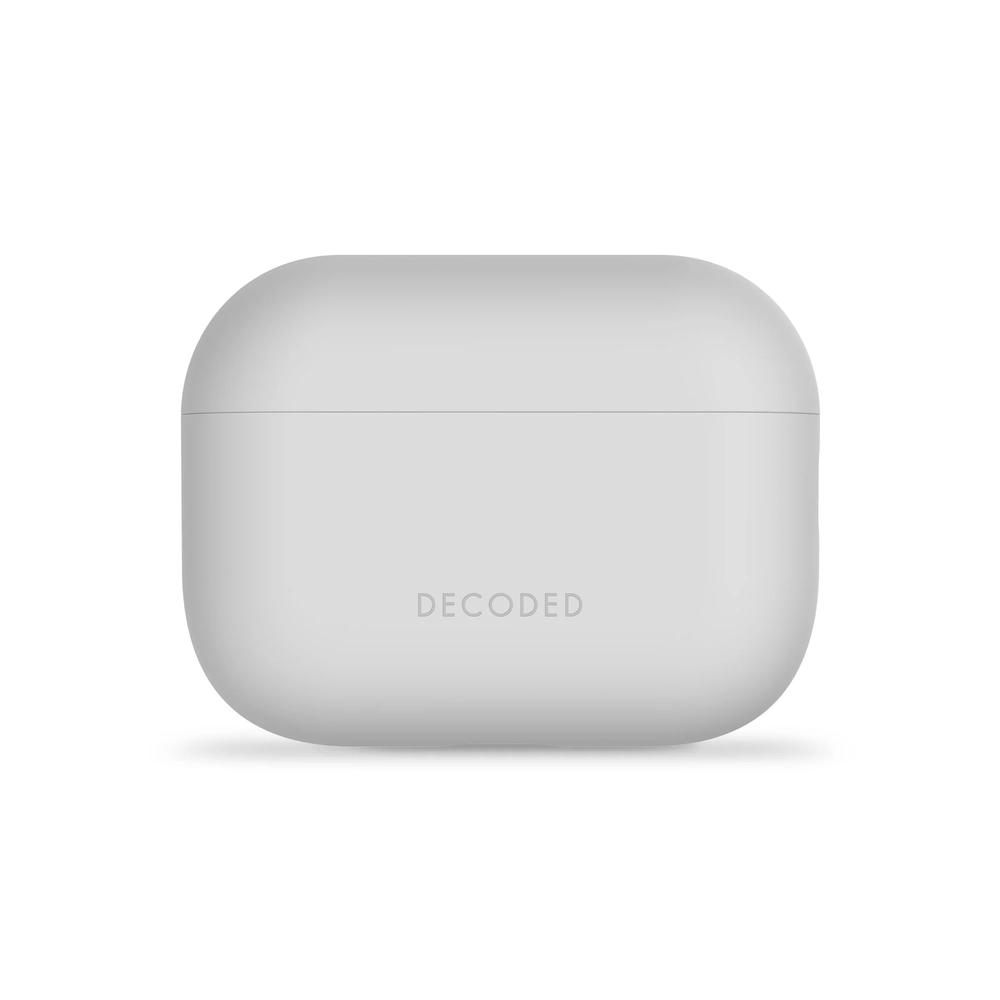 funda decoded airpods pro generación 3 silicon gris                   