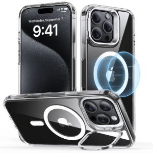 Compra Funda ESR Classic Hybrid Stand iPhone 16 Pro Max Magsafe Transparente