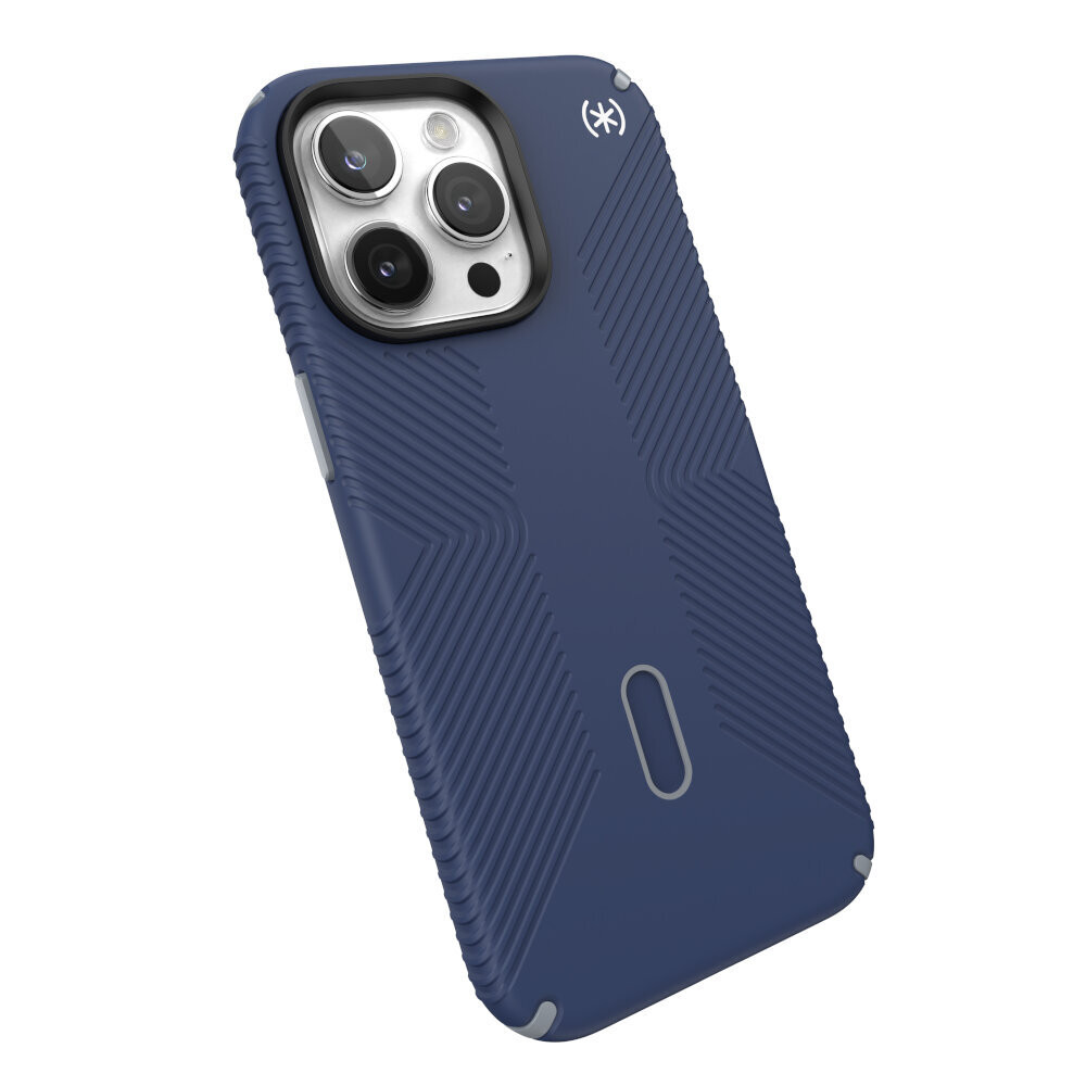 Compra Funda Speck Presidio2 Grip iPhone 15 Pro Max Magsafe Clicklock Azul