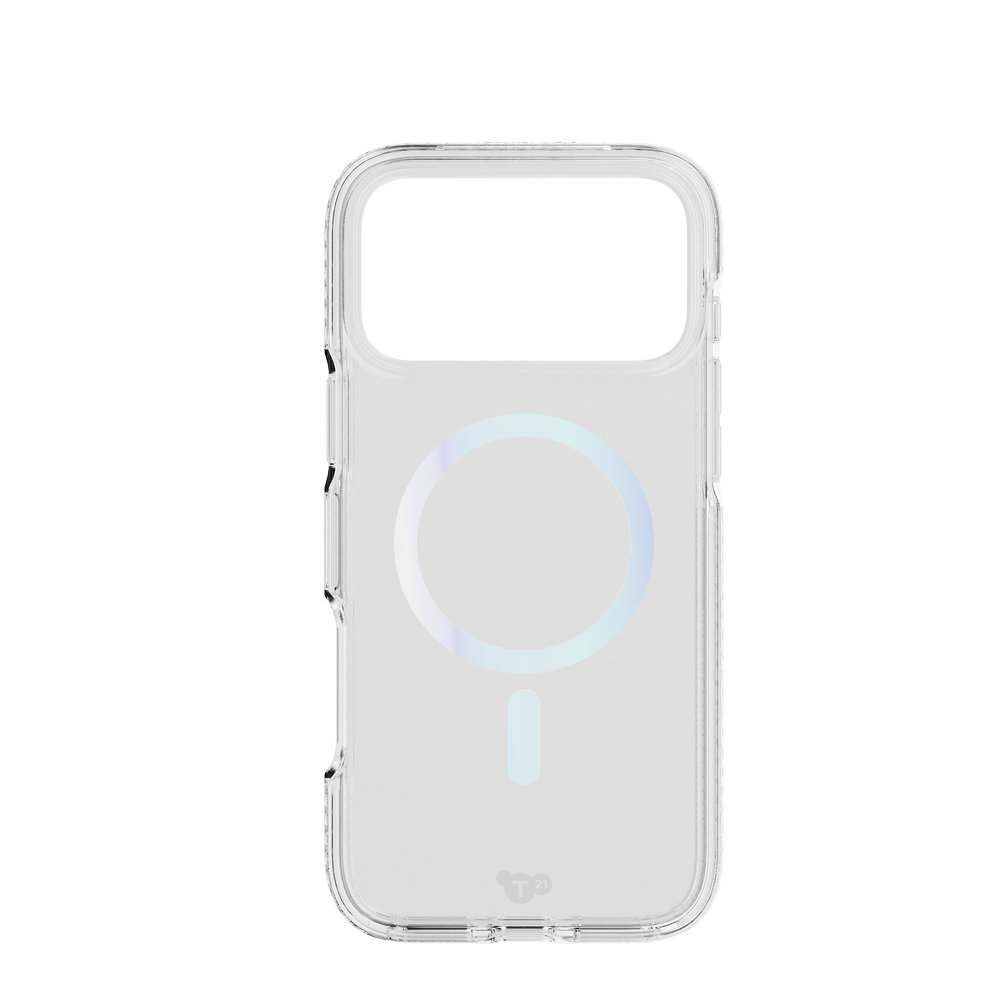funda tech21 evocrystal iphone 17 pro max magsafe tornasol            