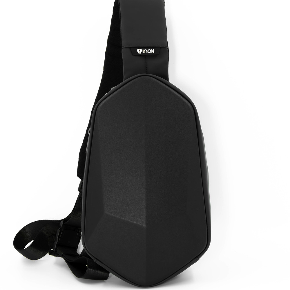 Compra Backpack INOK 2.5L A-05 Cruzada Antirrobo Impermeable Negra