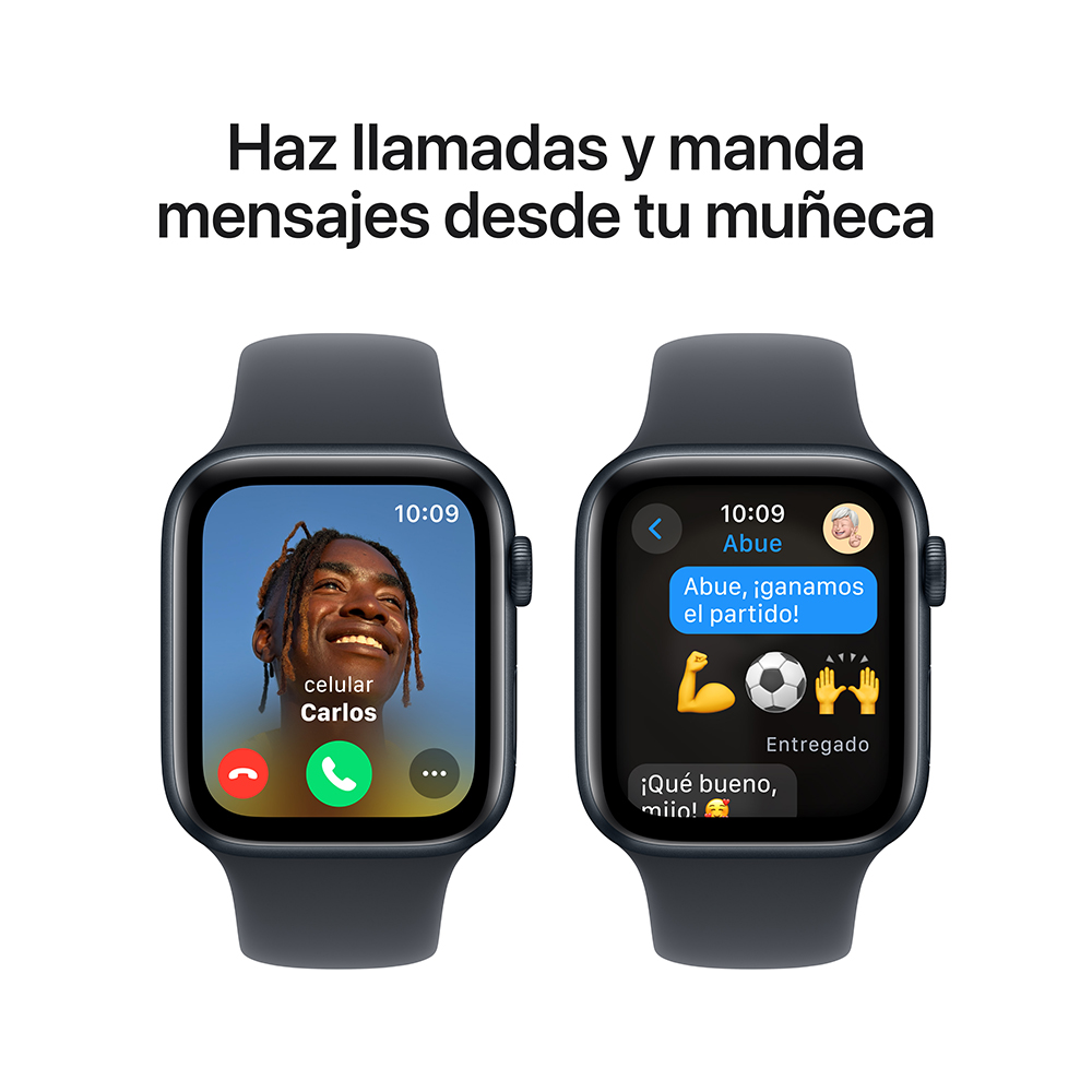 apple watch se 2da gen medianoche medianoche aluminio 44 mm gps