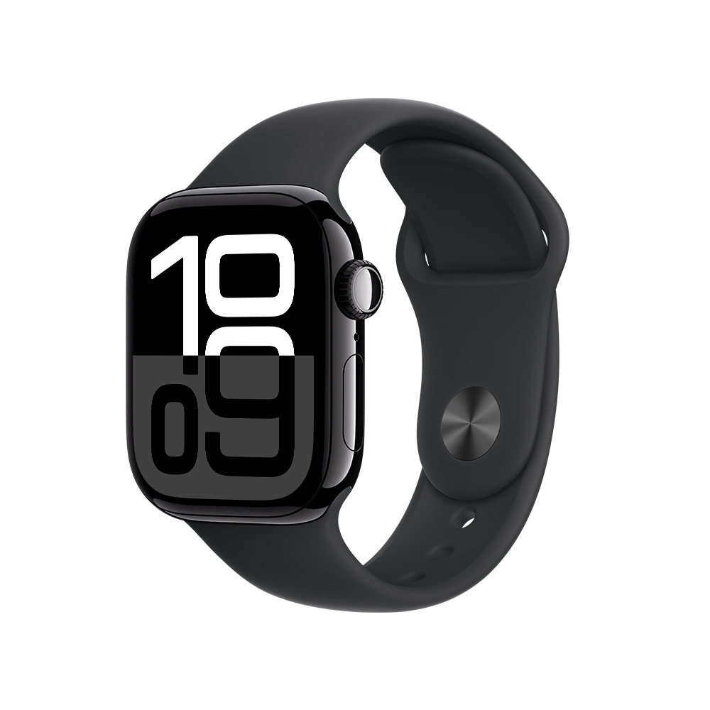 Apple watch s10 aluminio negro azabache gps 42 mm deportiva negro