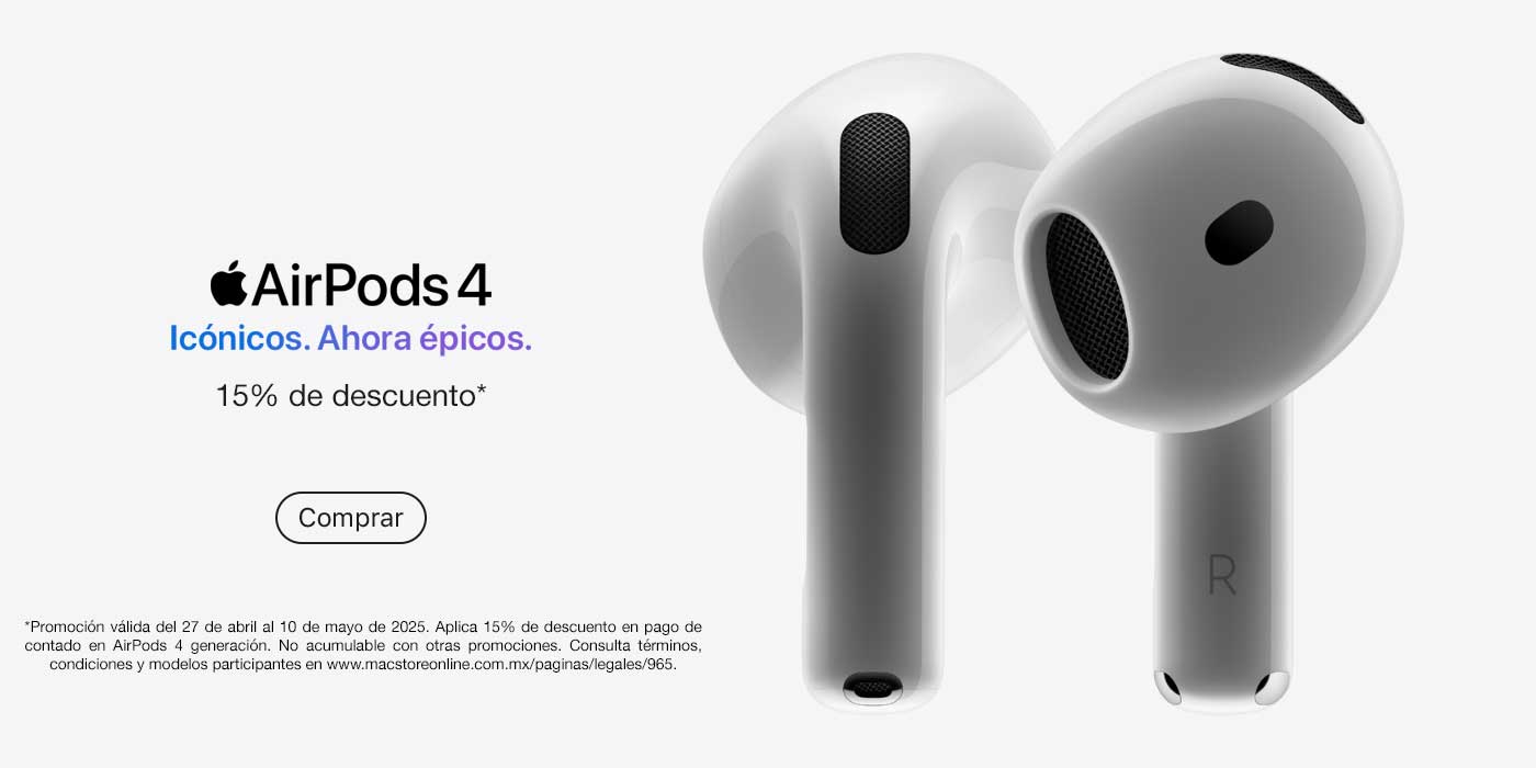 AirPods 4 27abr-10may