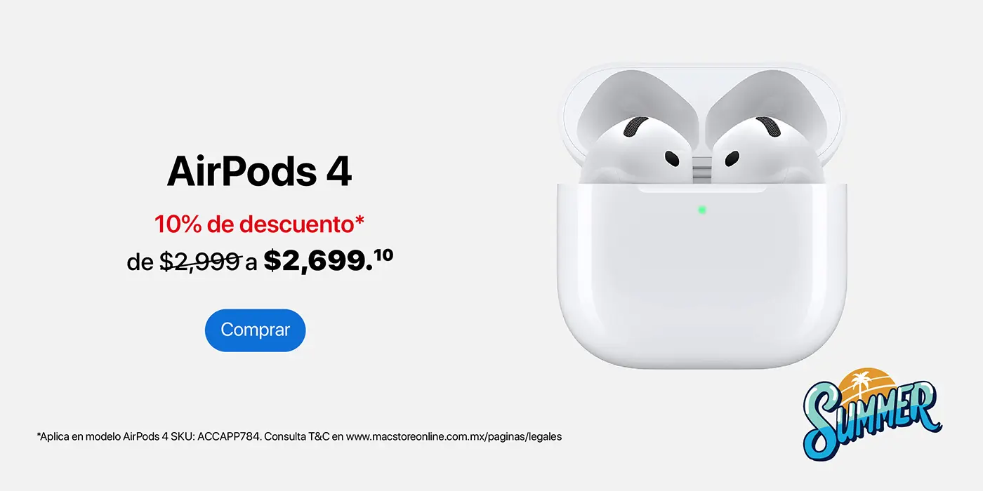 AirPods 4 10-12jul