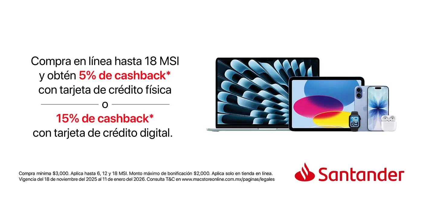 Promoción Cashback Santander