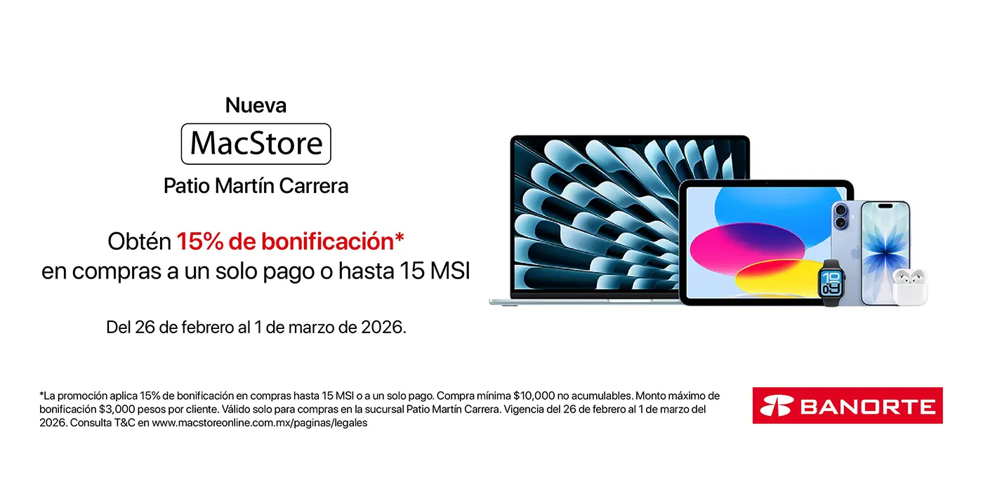 Promoción Banorte Apertura Patio Martín Carrera